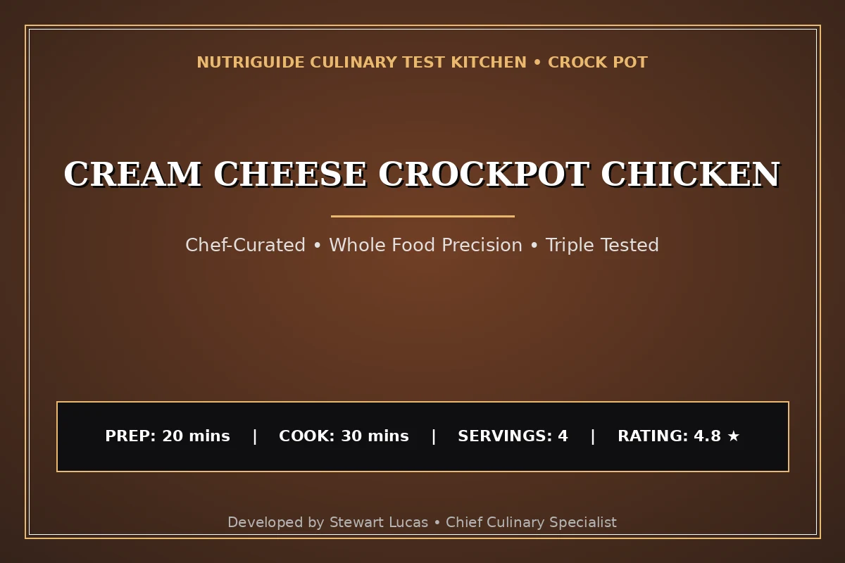 Cream Cheese Crockpot Chicken