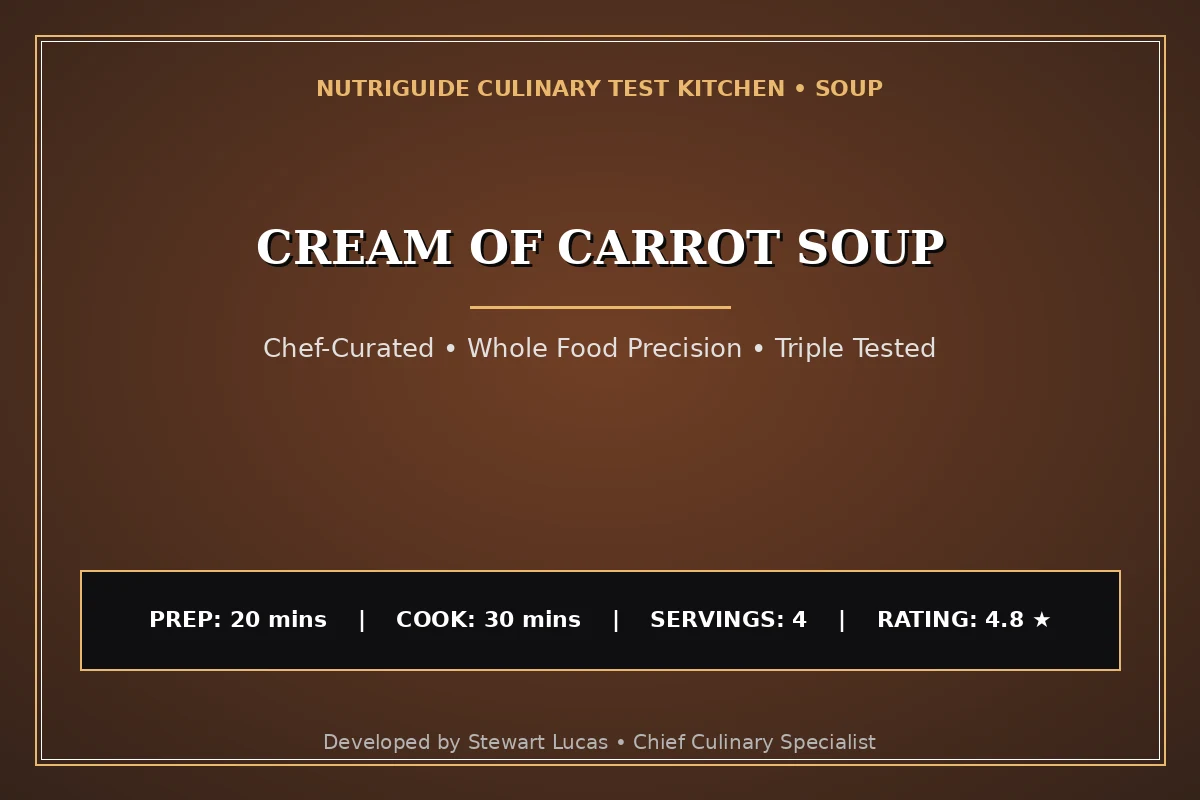 Cream Of Carrot Soup
