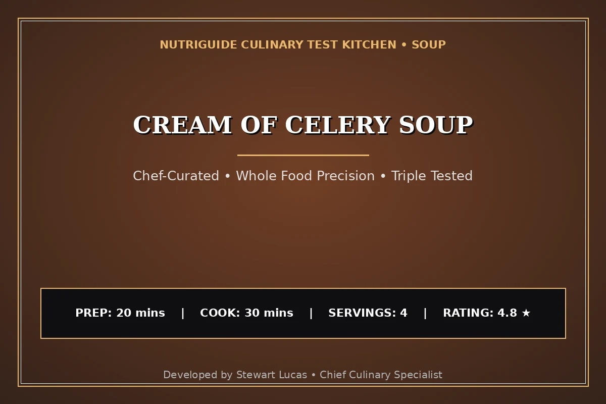 Cream Of Celery Soup