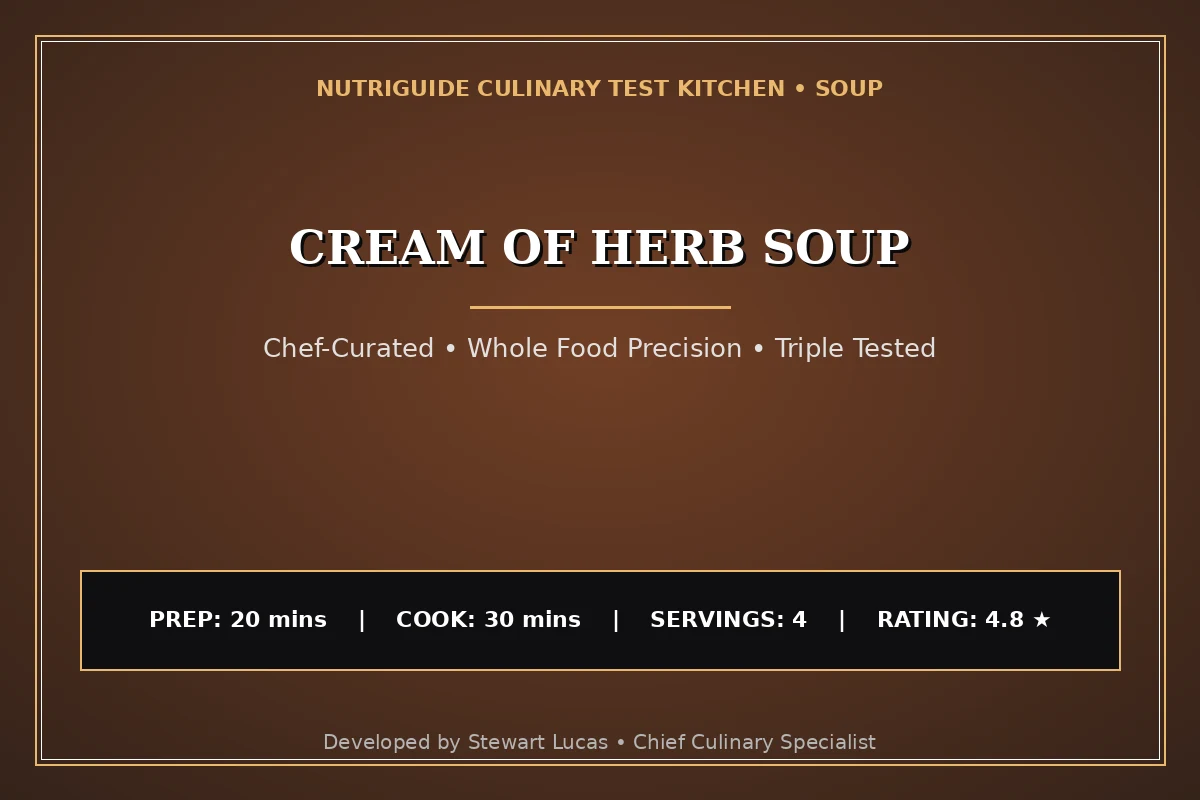 Cream Of Herb Soup