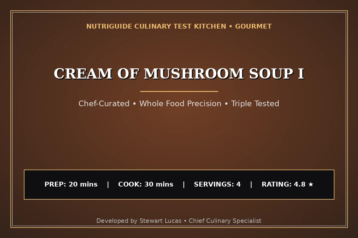 Cream Of Mushroom Soup I