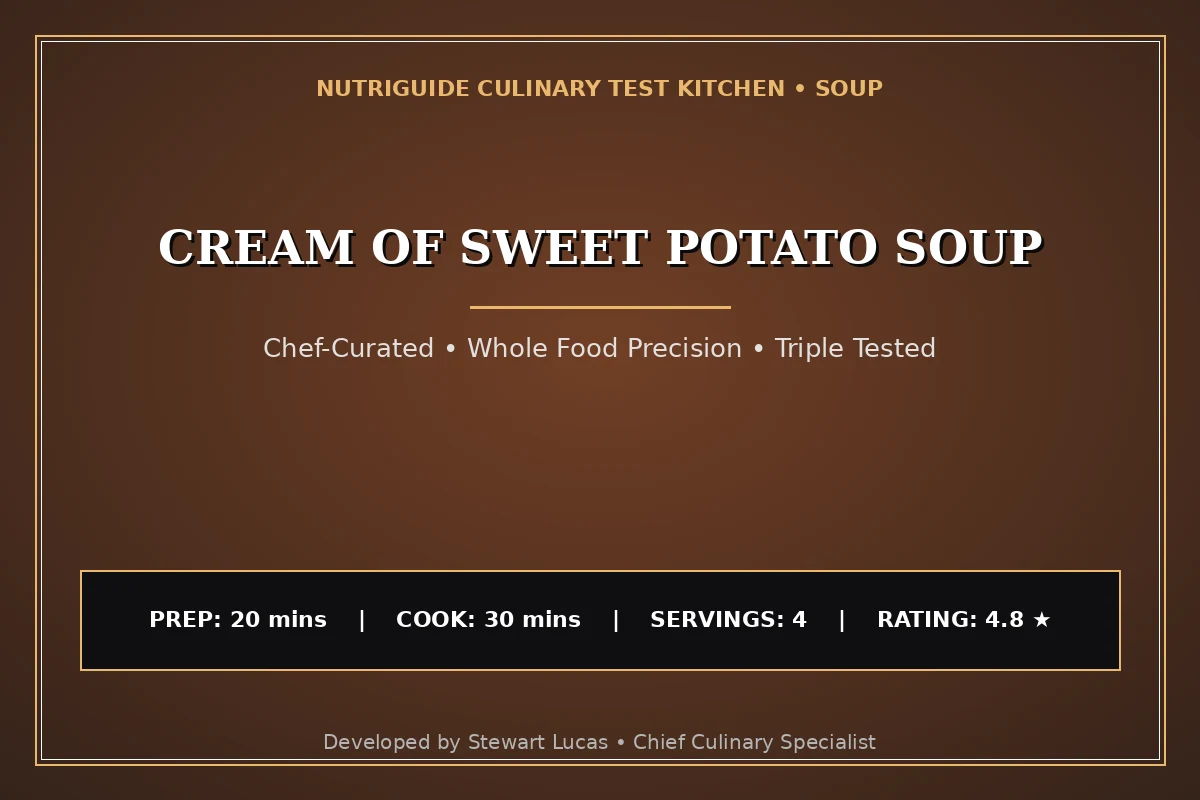 Cream Of Sweet Potato Soup
