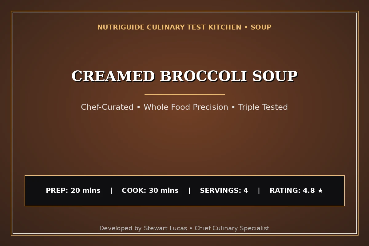 Creamed Broccoli Soup
