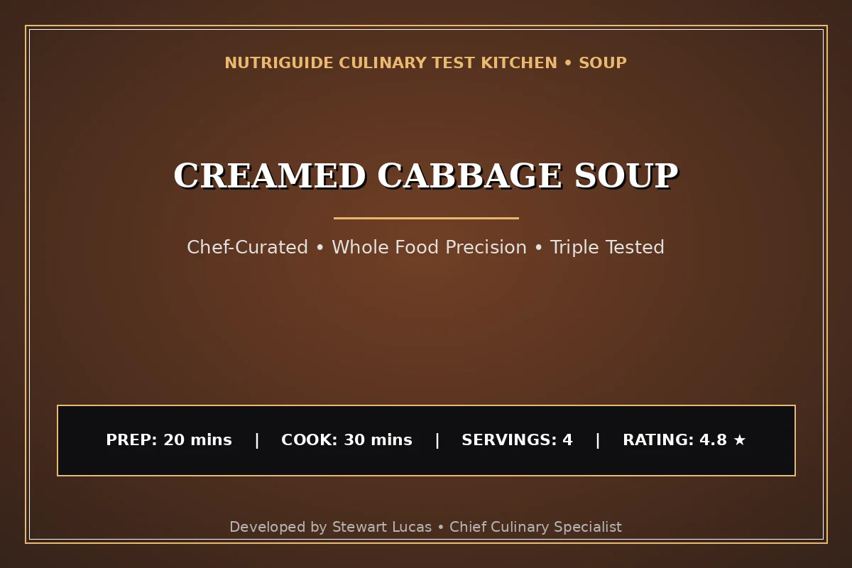 Creamed Cabbage Soup