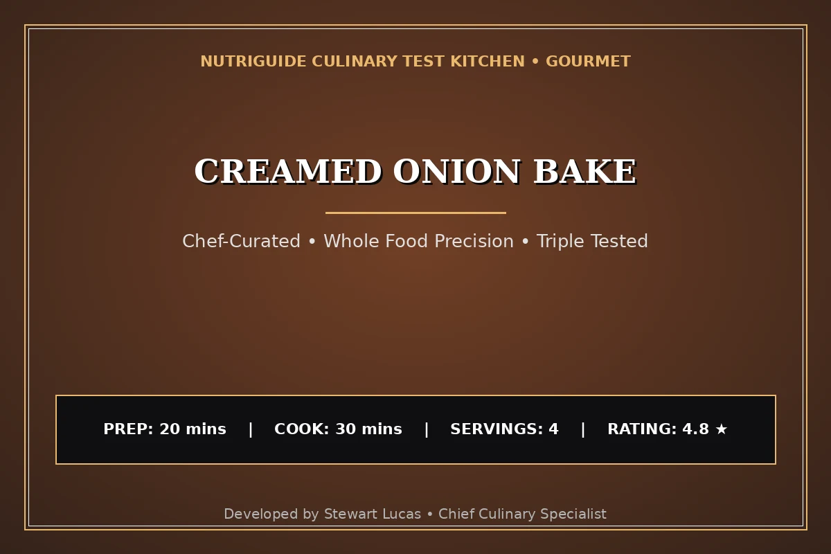 Creamed Onion Bake