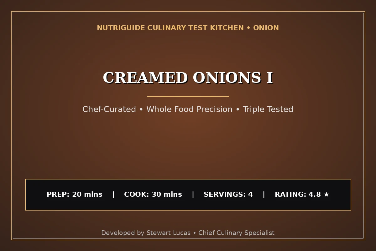 Creamed Onions I