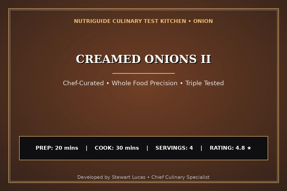 Creamed Onions Ii
