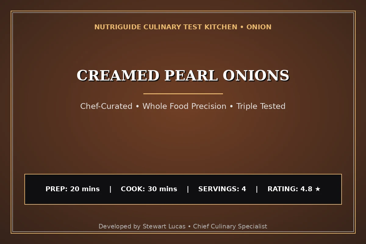Creamed Pearl Onions