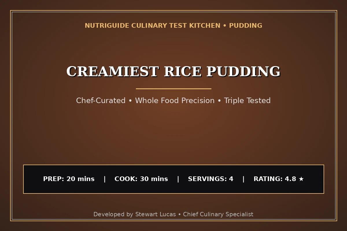 Creamiest Rice Pudding