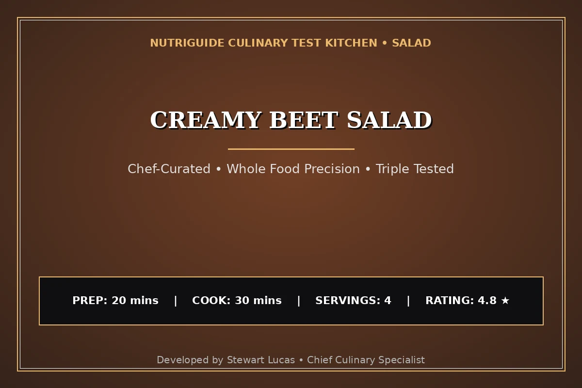 Creamy Beet Salad