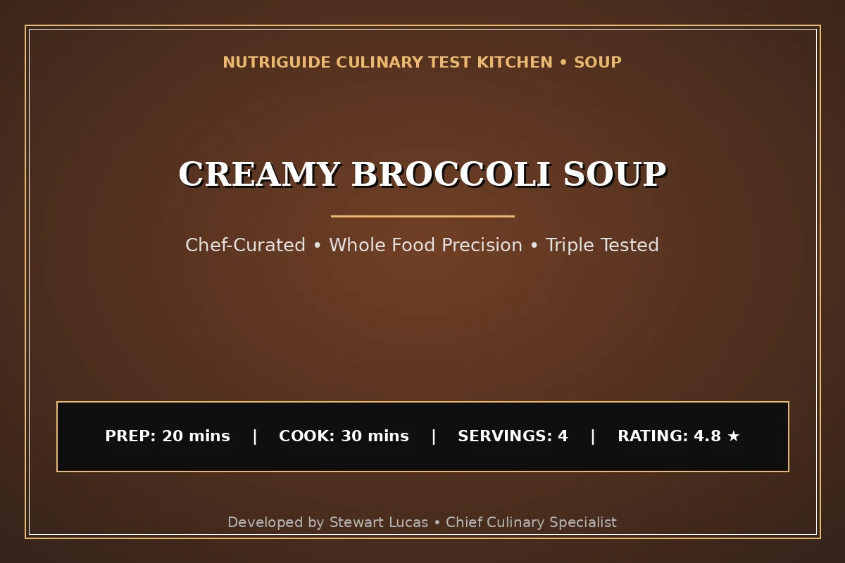 Creamy Broccoli Soup