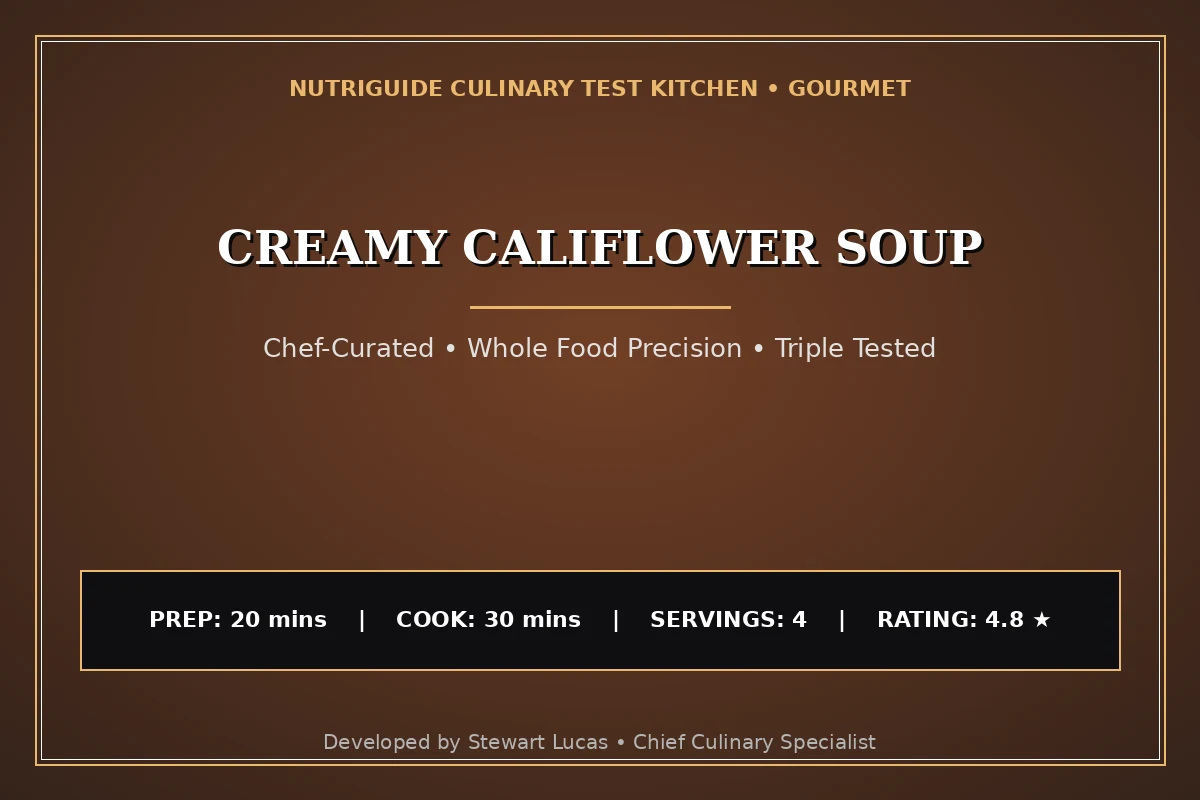 Creamy Califlower Soup