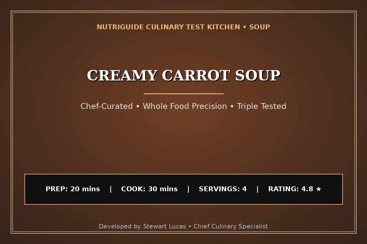 Creamy Carrot Soup