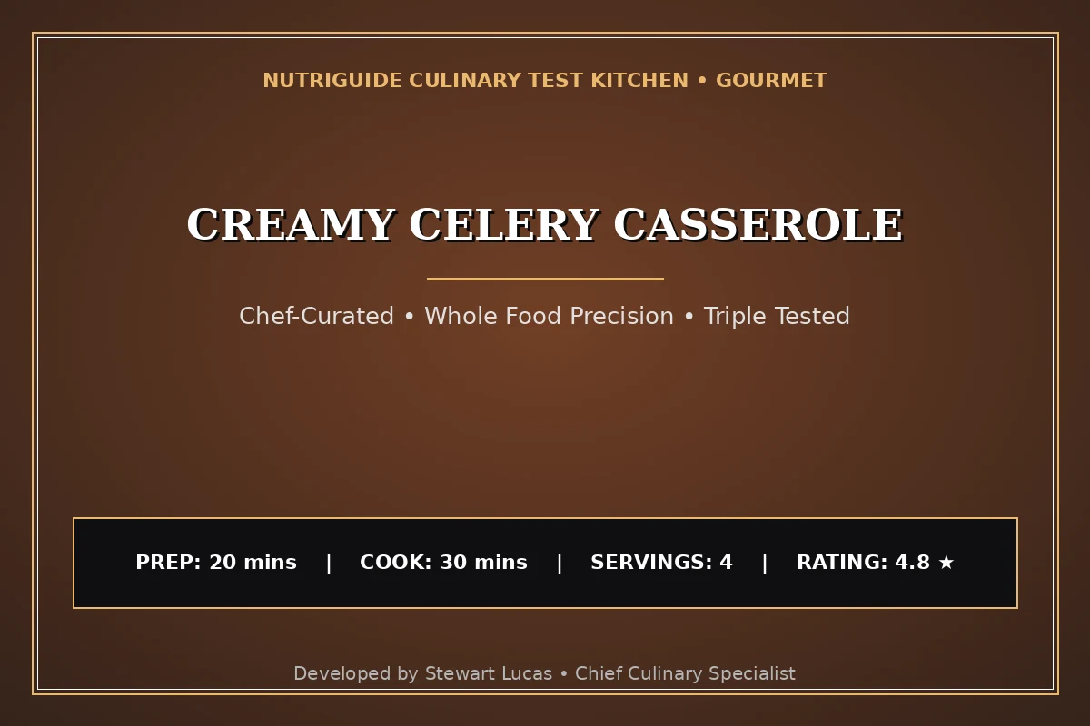 Creamy Celery Casserole