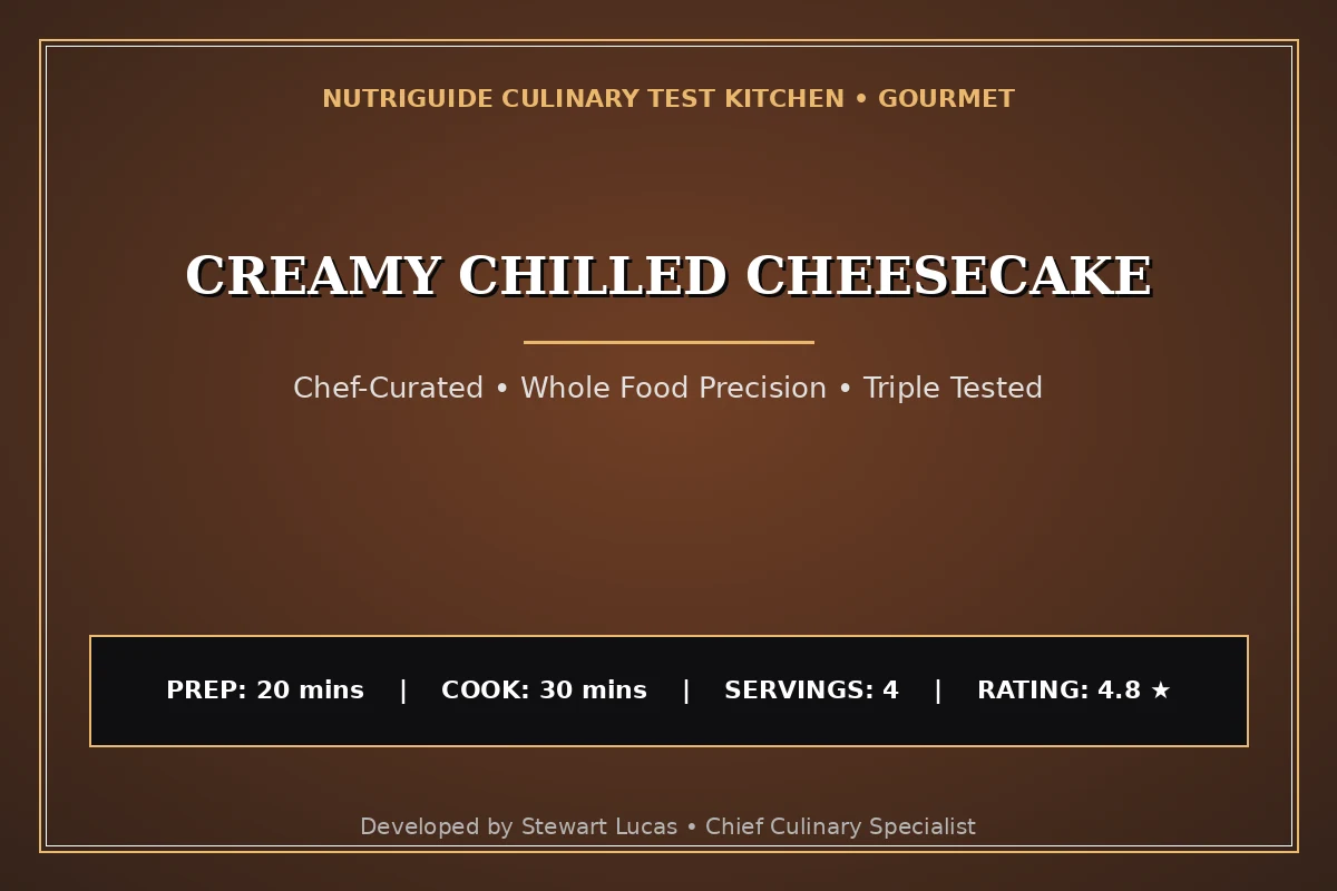 Creamy Chilled Cheesecake