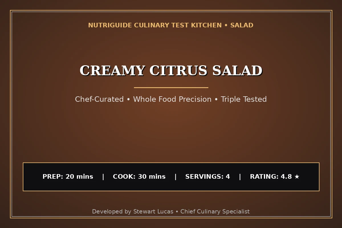 Creamy Citrus Salad