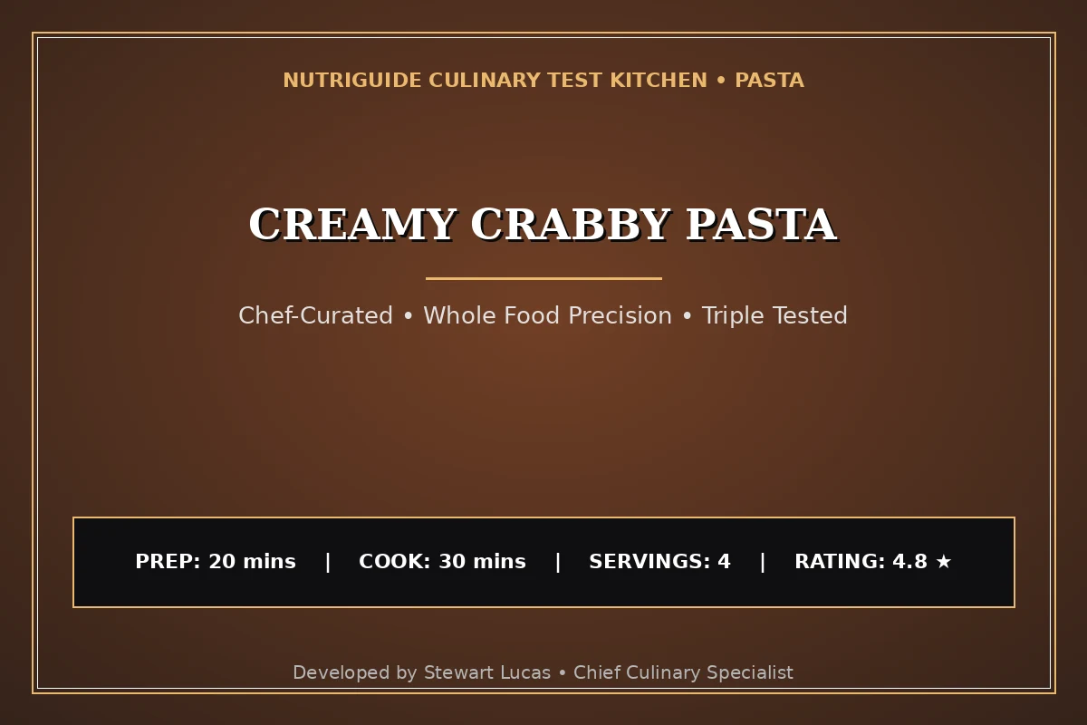 Creamy Crabby Pasta