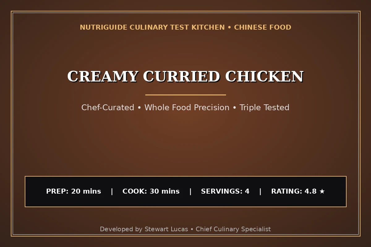 Creamy Curried Chicken
