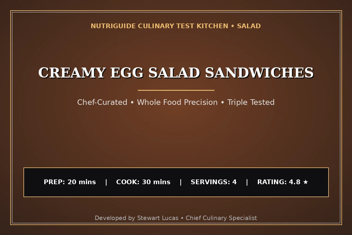 Creamy Egg Salad Sandwiches