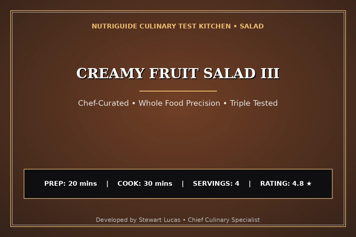 Creamy Fruit Salad Iii