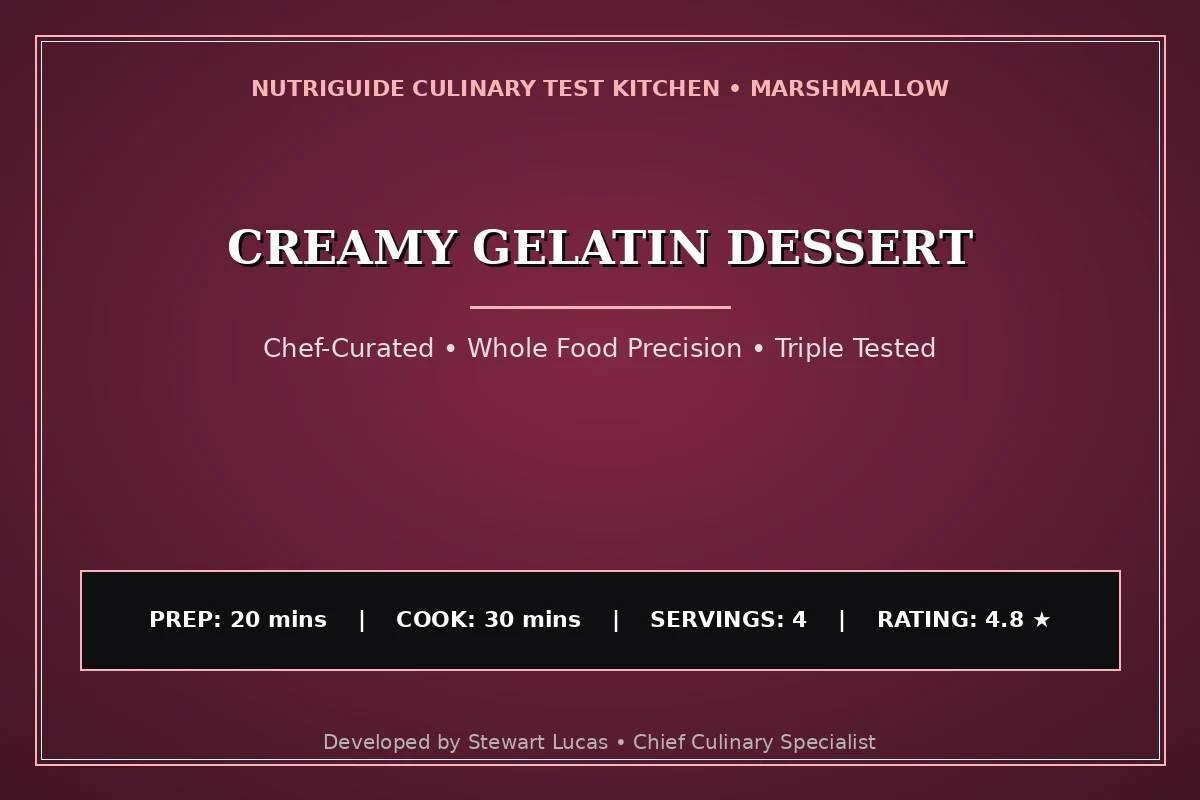 Creamy Gelatin Dessert