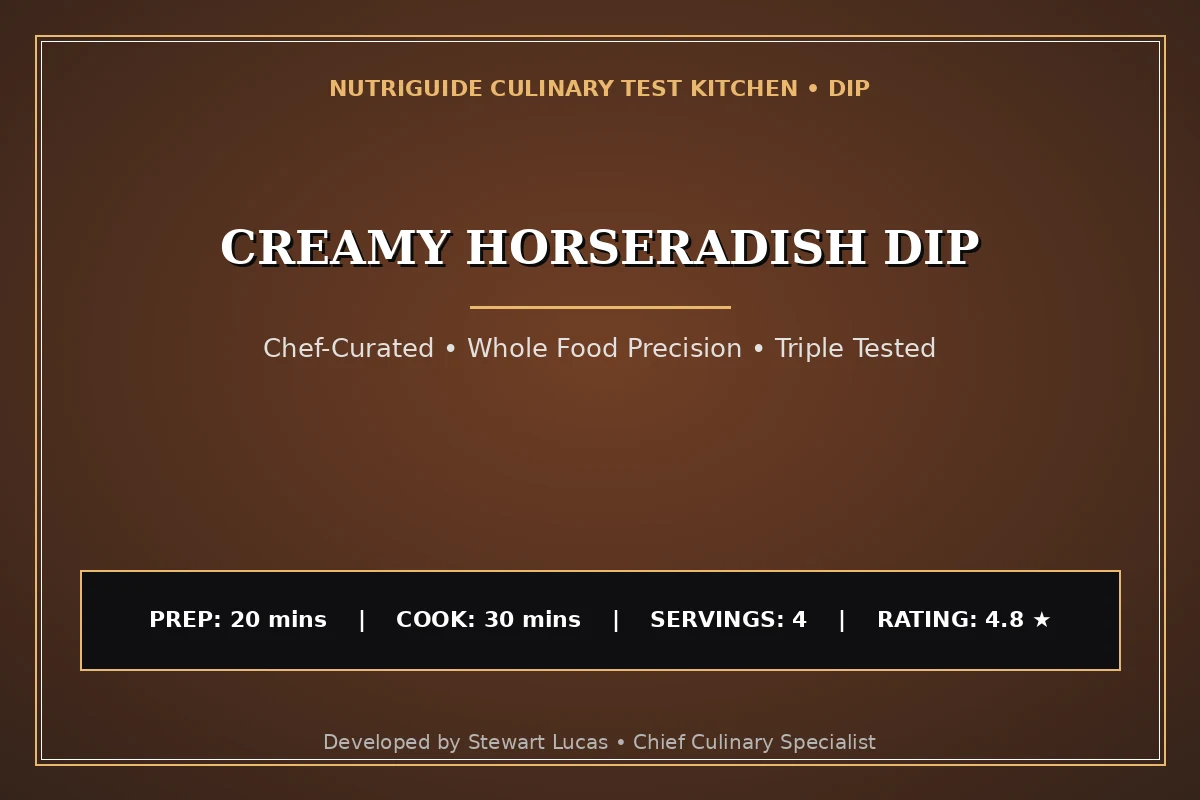 Creamy Horseradish Dip