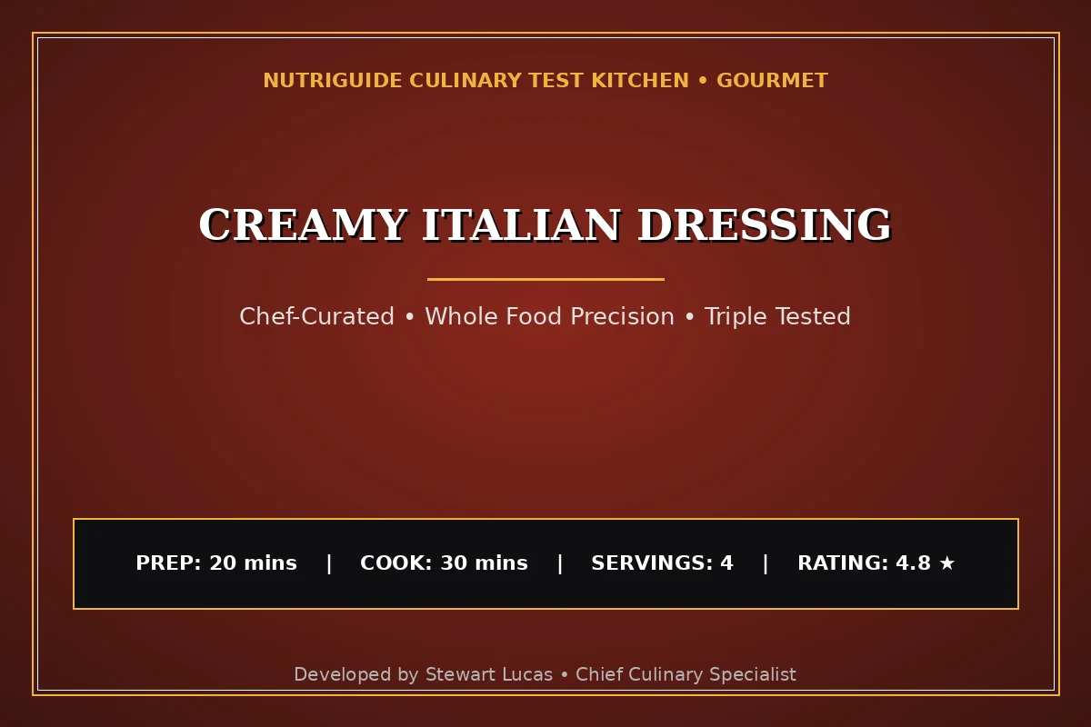 Creamy Italian Dressing