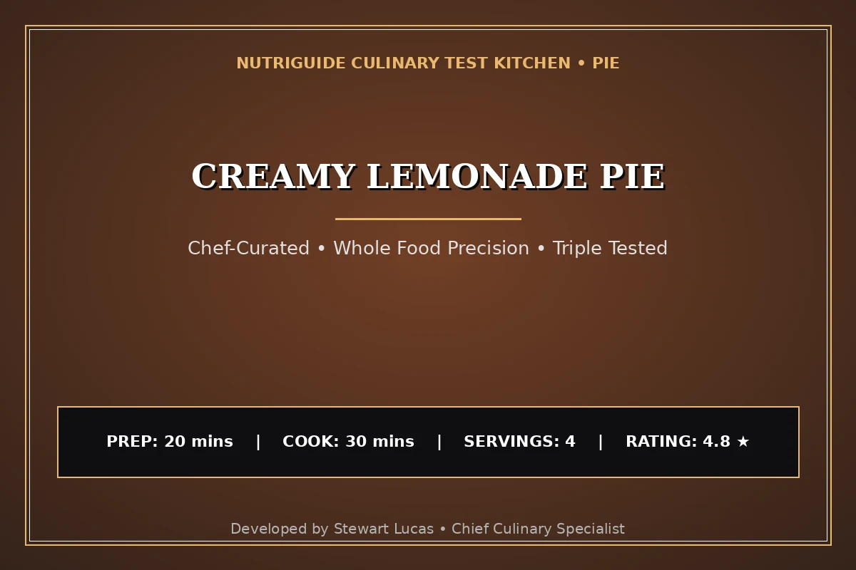 Creamy Lemonade Pie