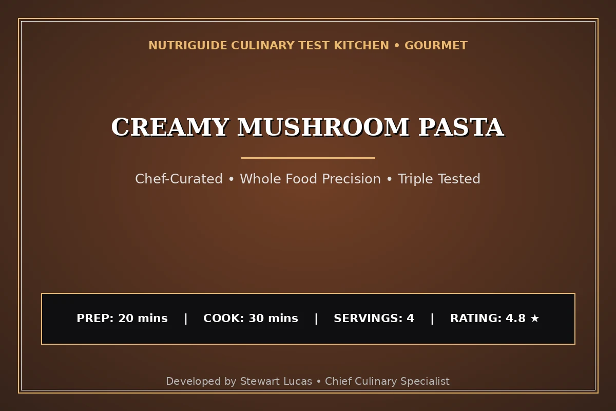 Creamy Mushroom Pasta