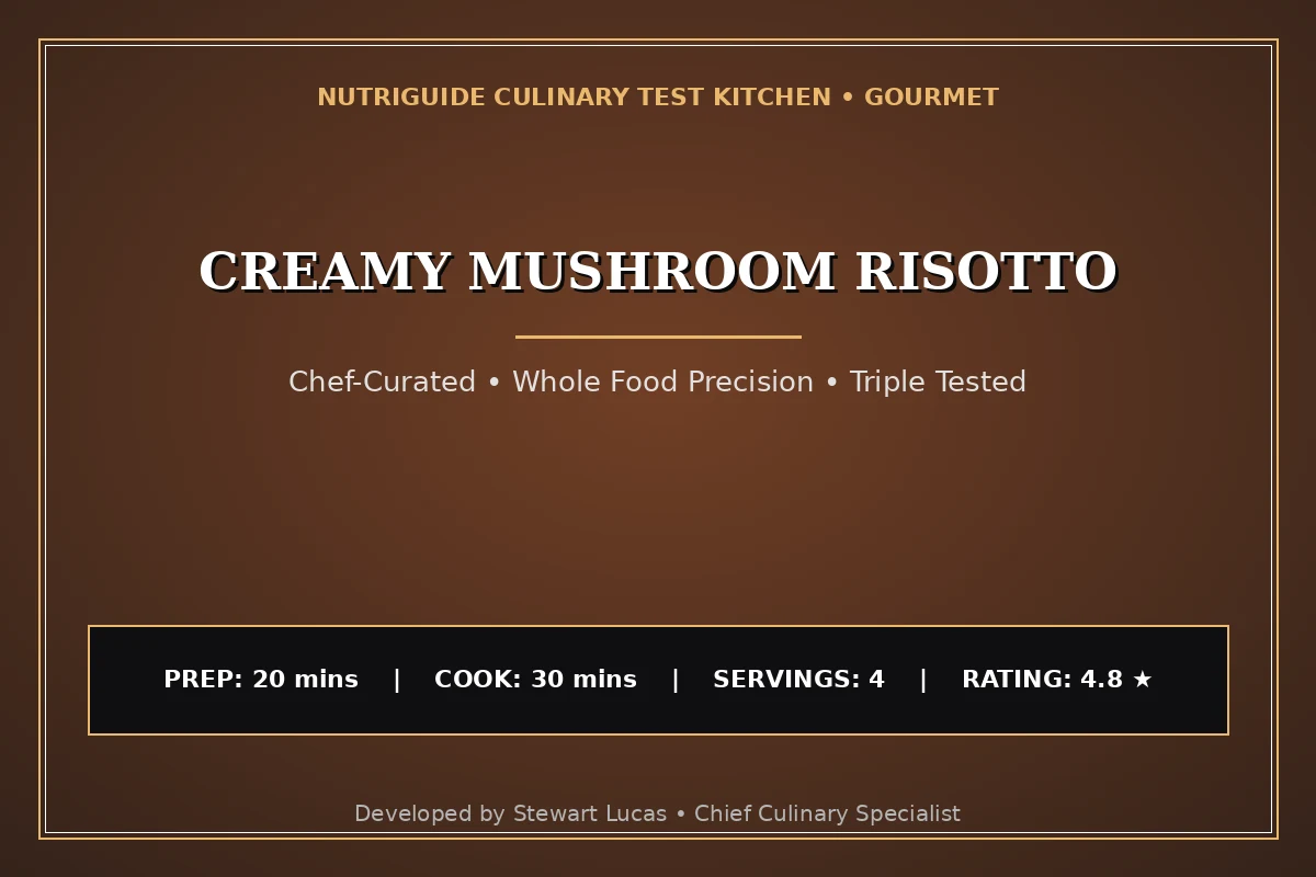 Creamy Mushroom Risotto