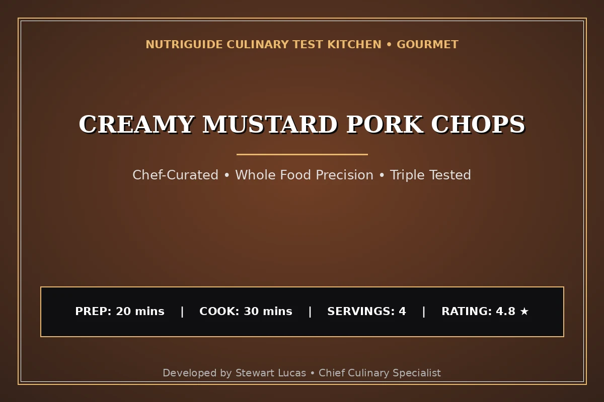 Creamy Mustard Pork Chops