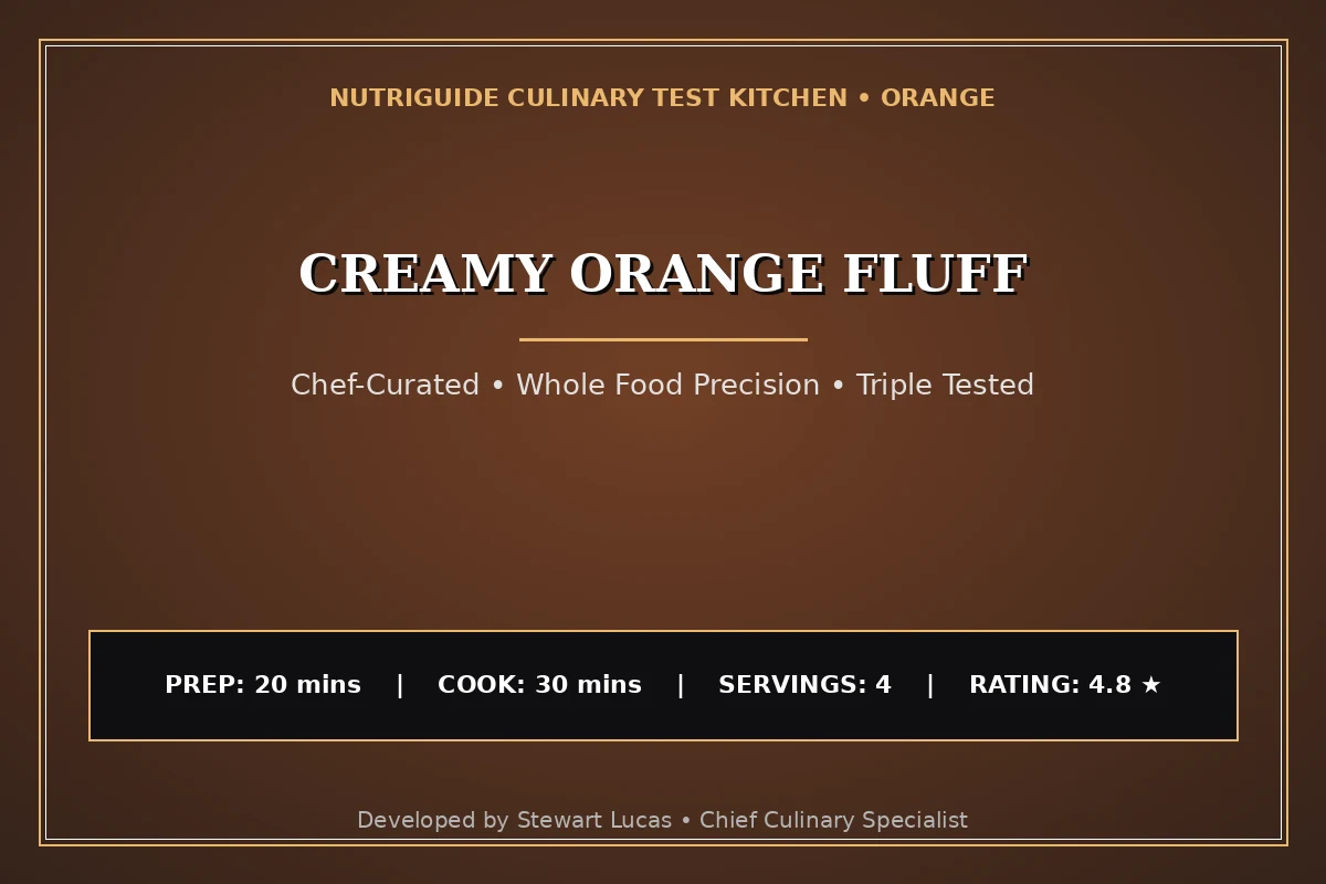 Creamy Orange Fluff