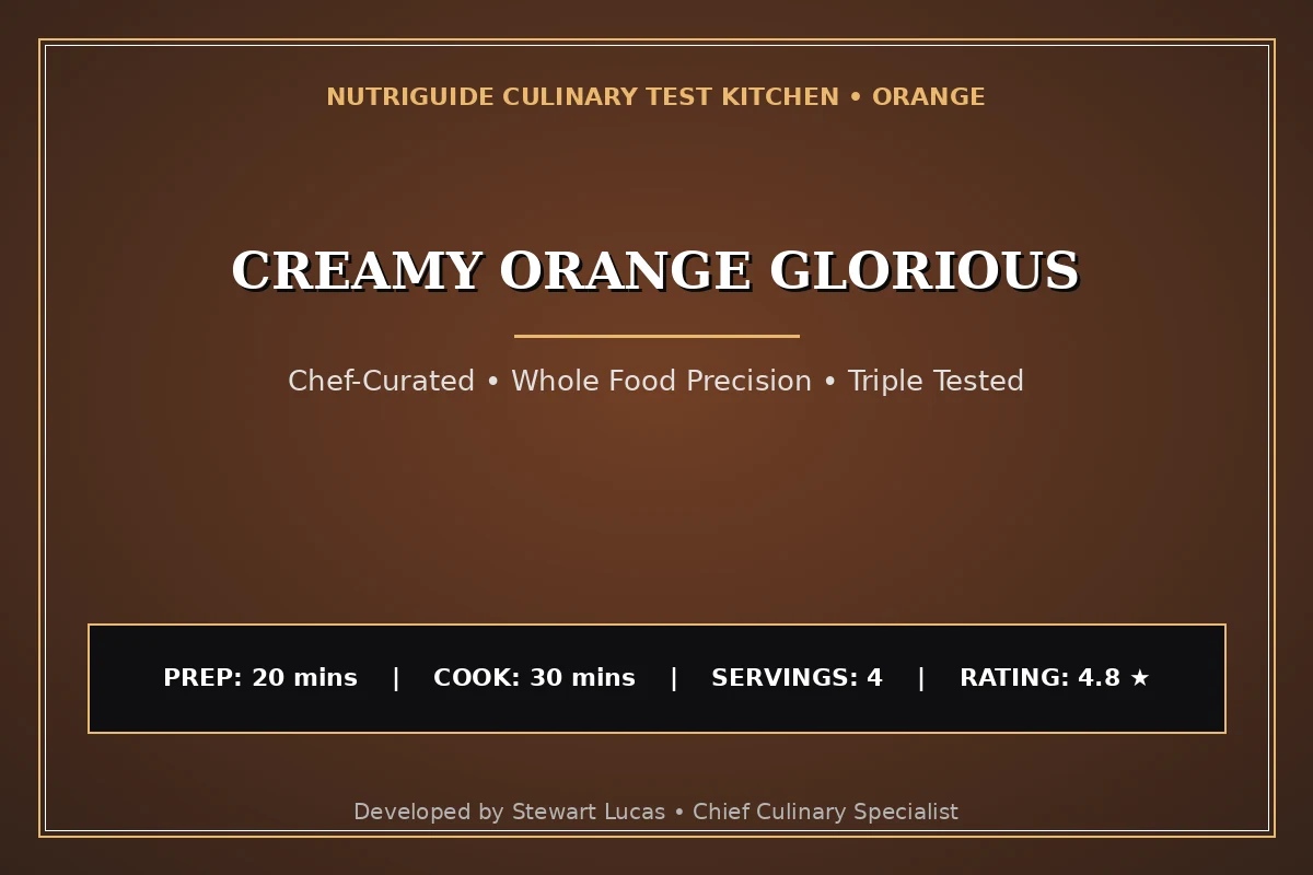 Creamy Orange Glorious