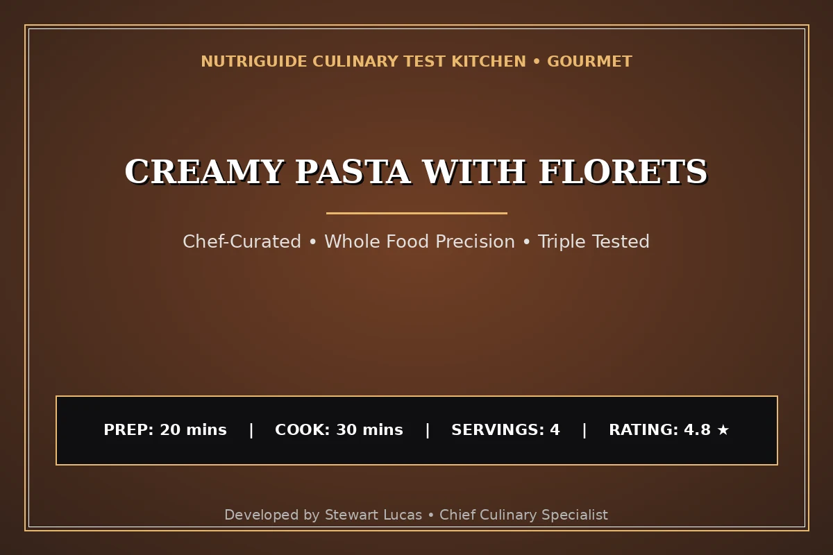 Creamy Pasta With Florets