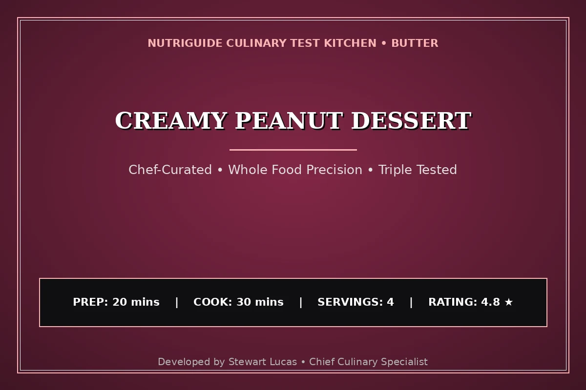 Creamy Peanut Dessert