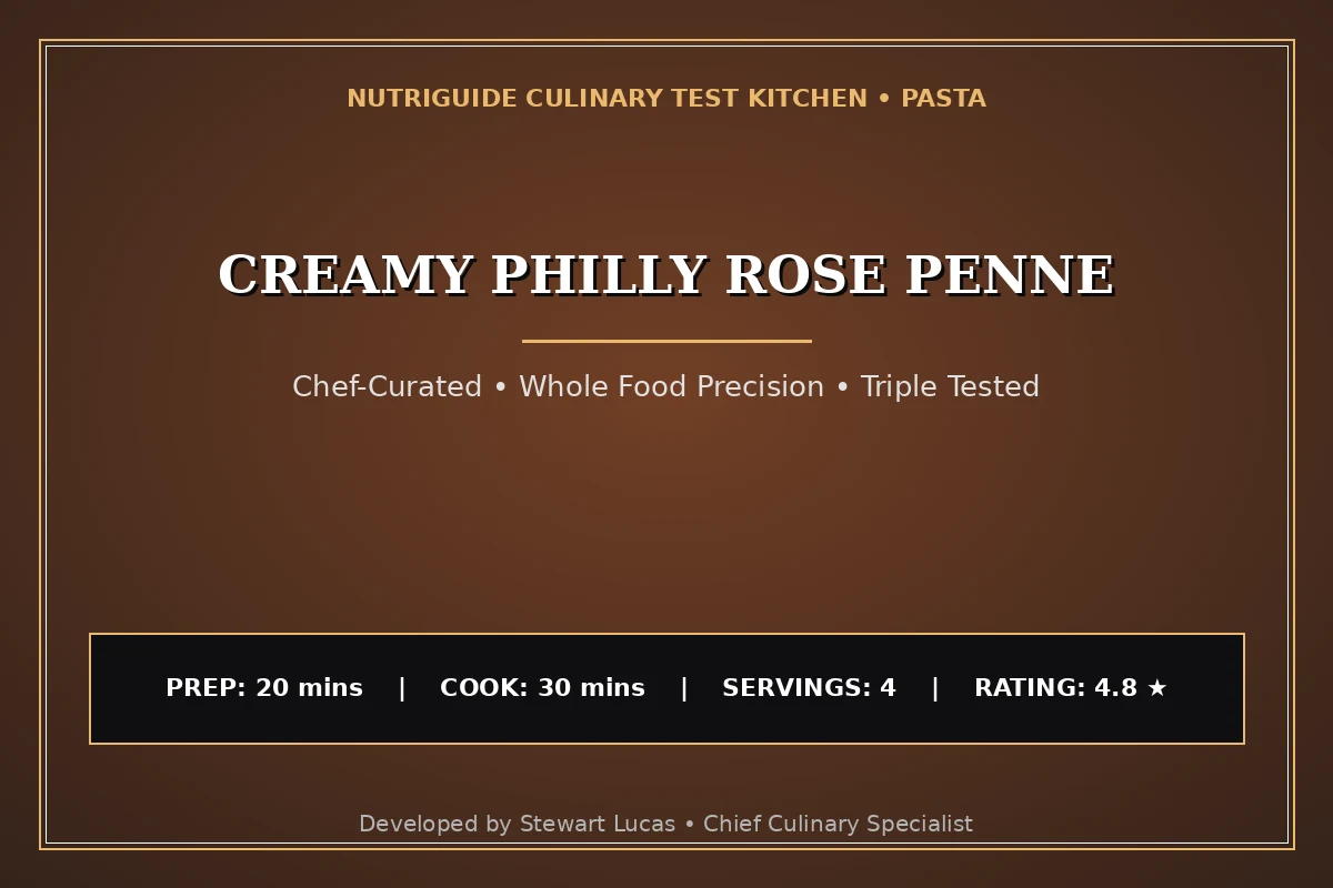 Creamy Philly Rose Penne