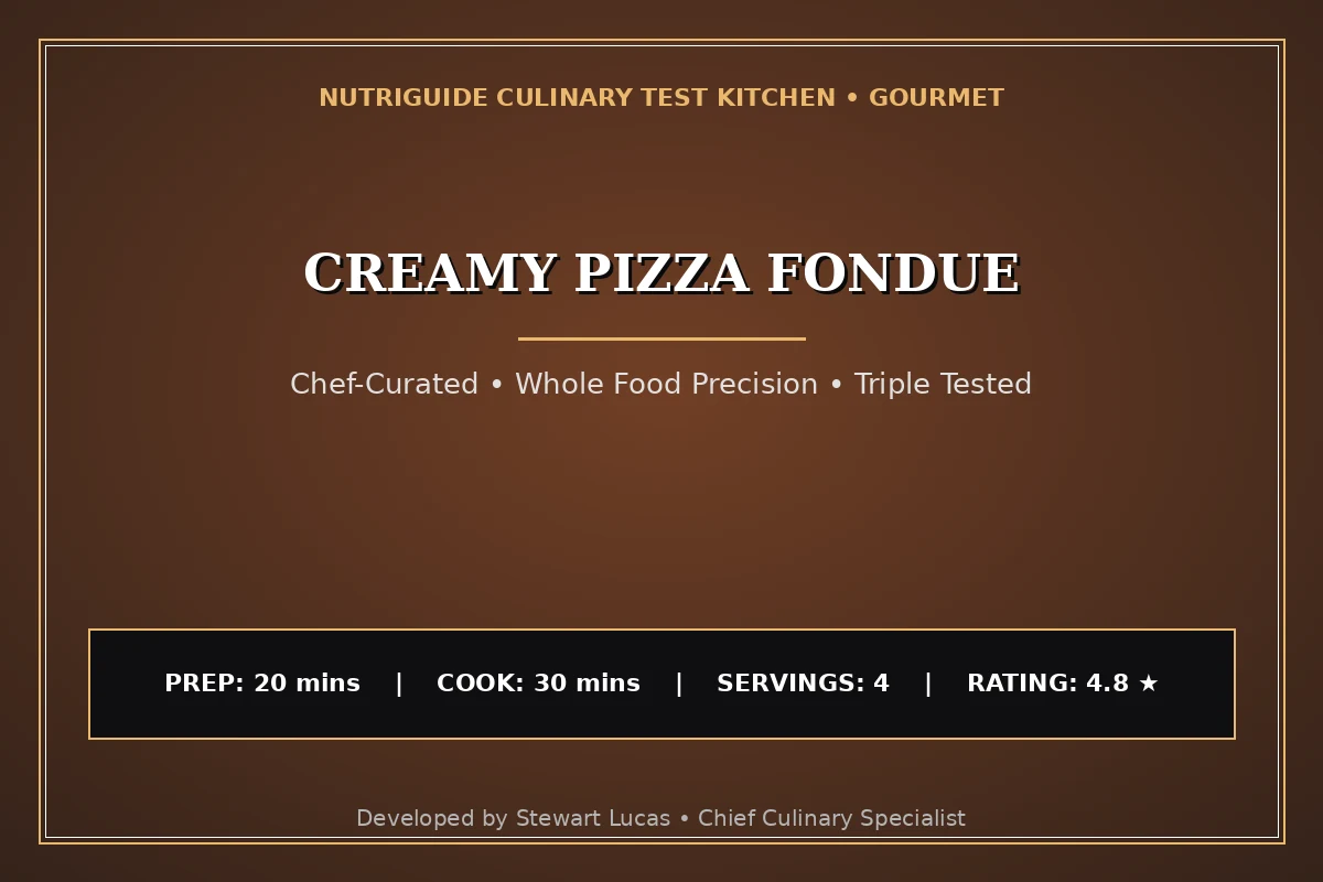 Creamy Pizza Fondue