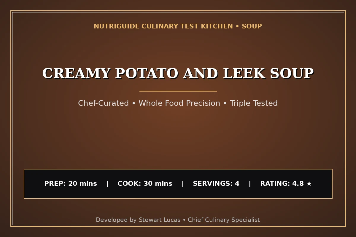 Creamy Potato And Leek Soup