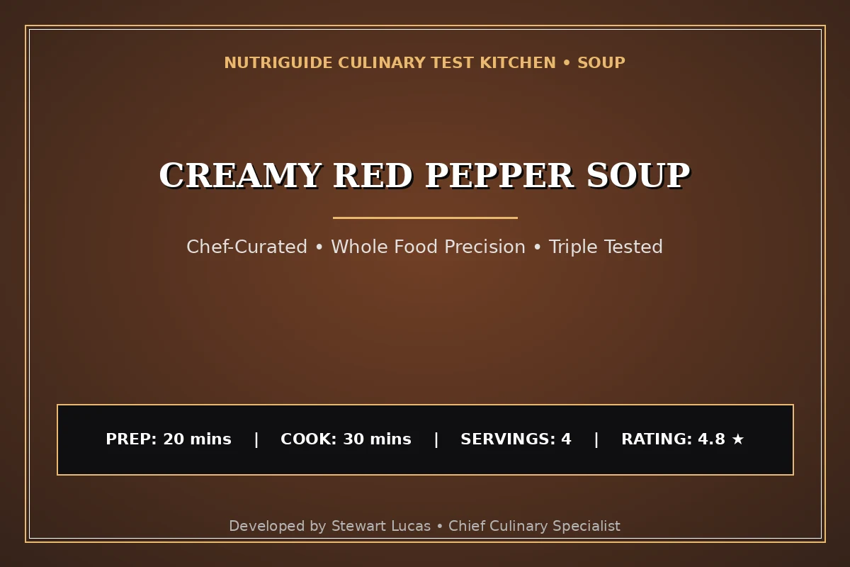 Creamy Red Pepper Soup