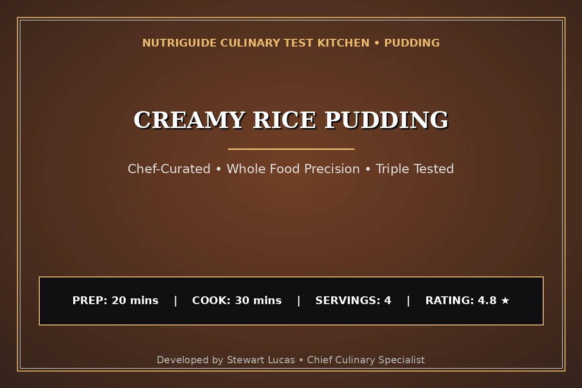 Creamy Rice Pudding