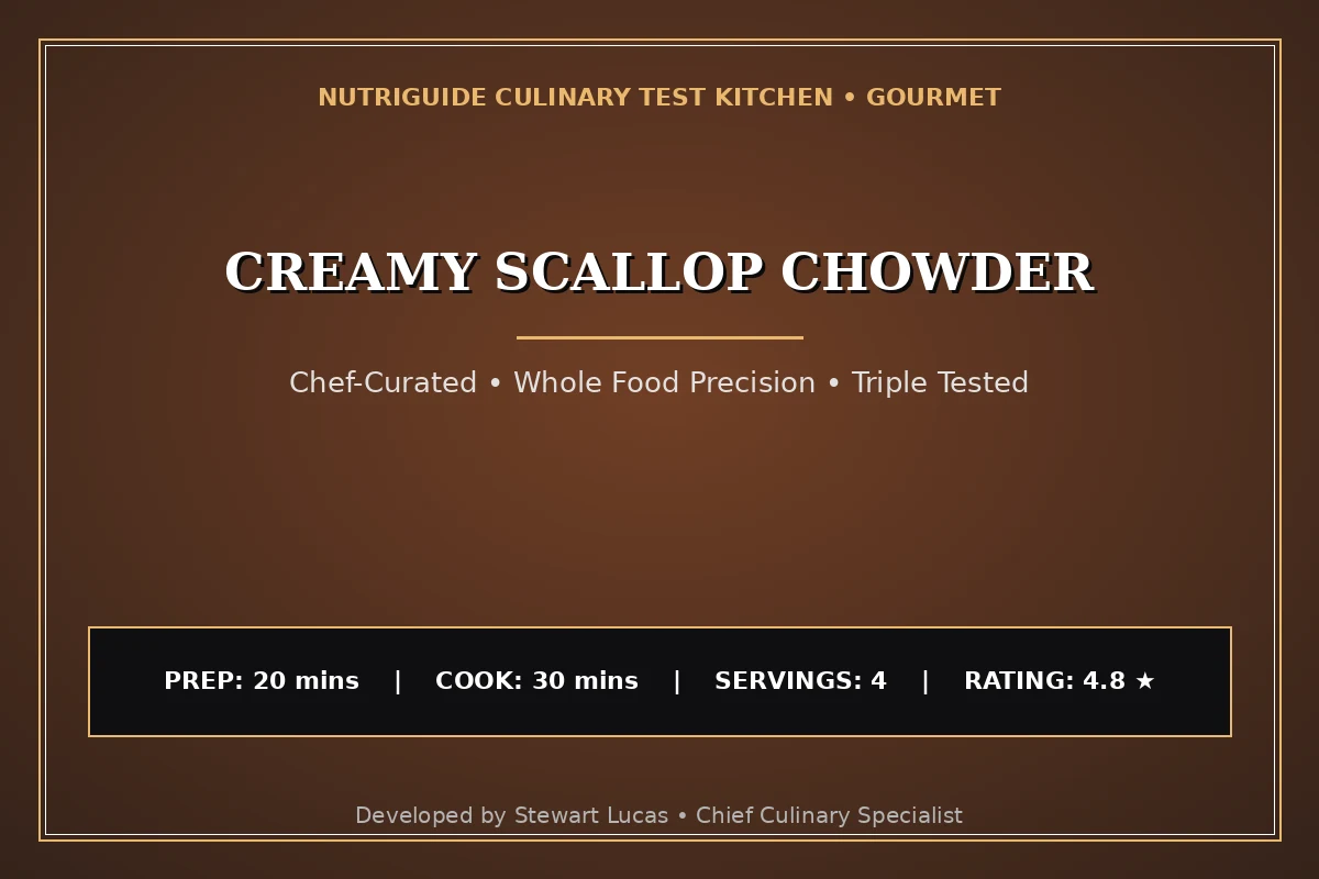 Creamy Scallop Chowder