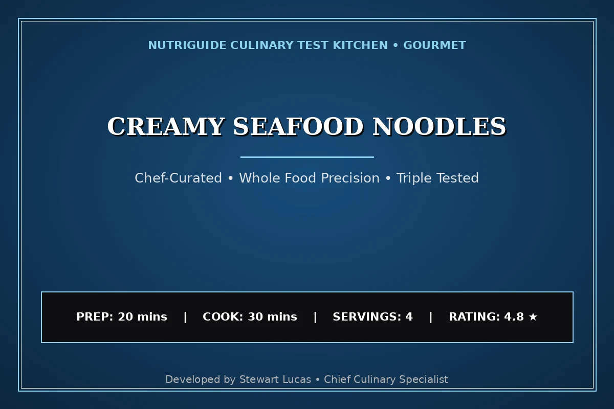 Creamy Seafood Noodles