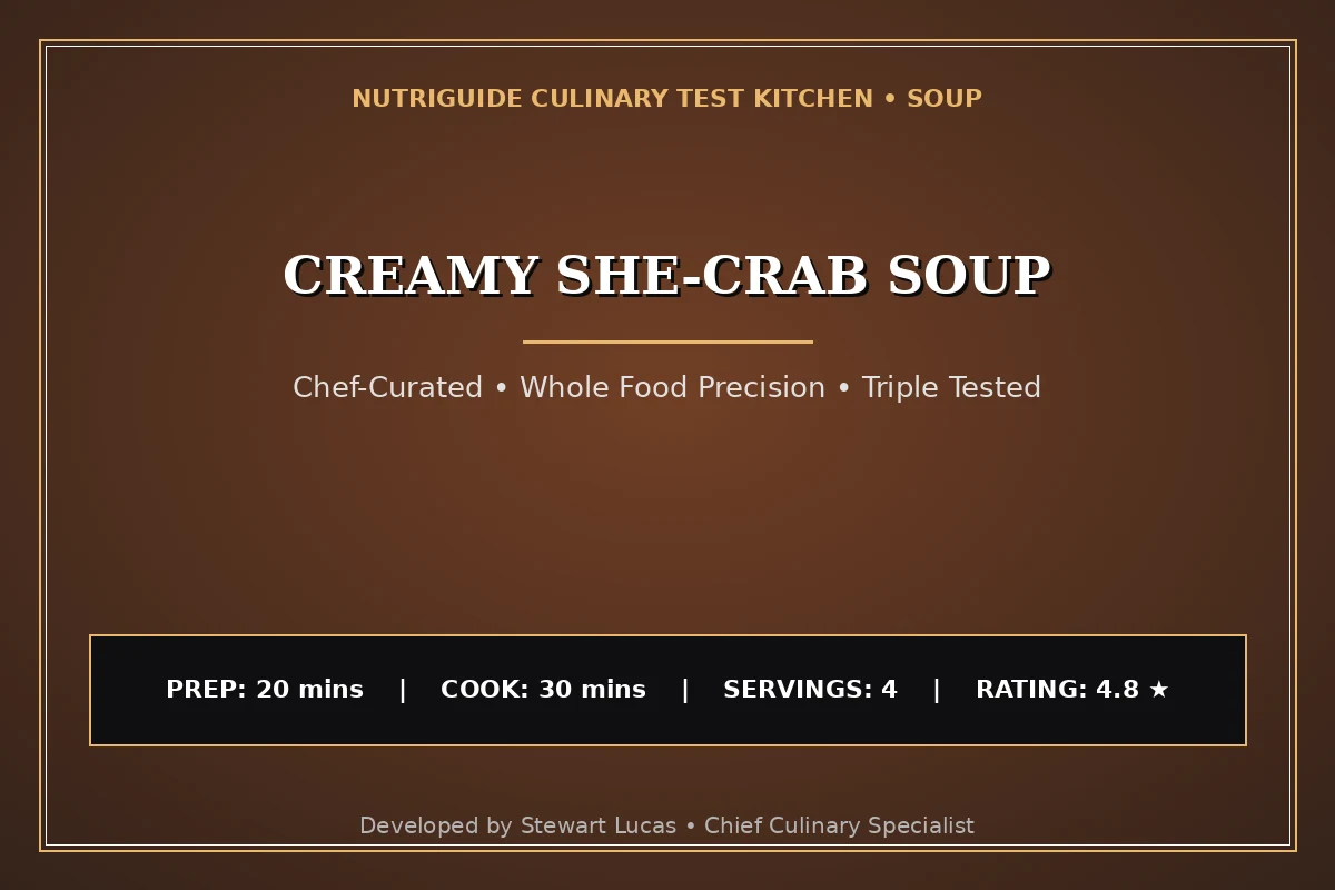 Creamy She-Crab Soup