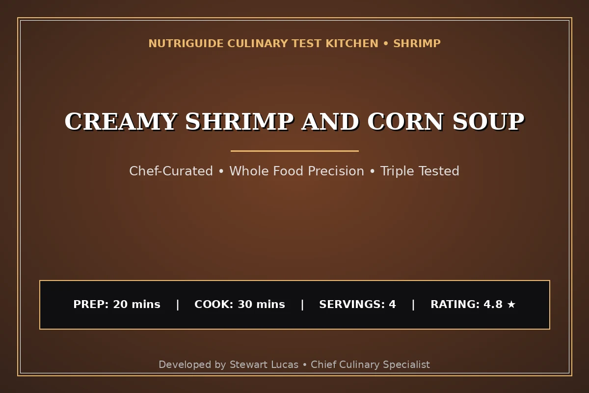 Creamy Shrimp And Corn Soup