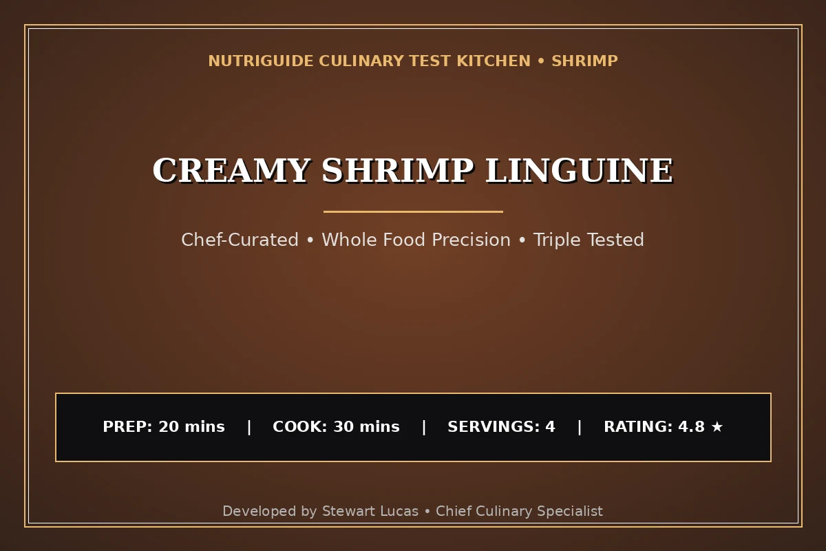 Creamy Shrimp Linguine