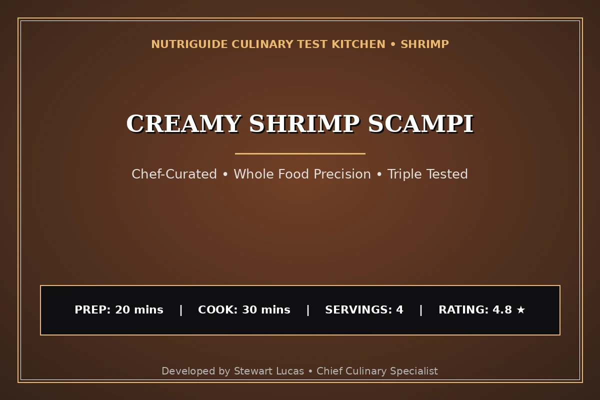 Creamy Shrimp Scampi