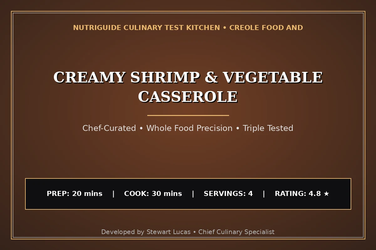 Creamy Shrimp & Vegetable Casserole