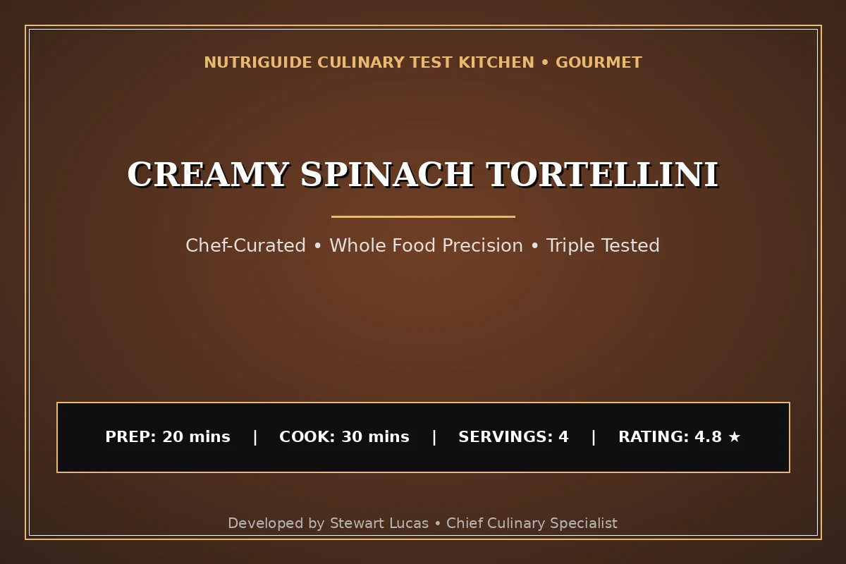 Creamy Spinach Tortellini