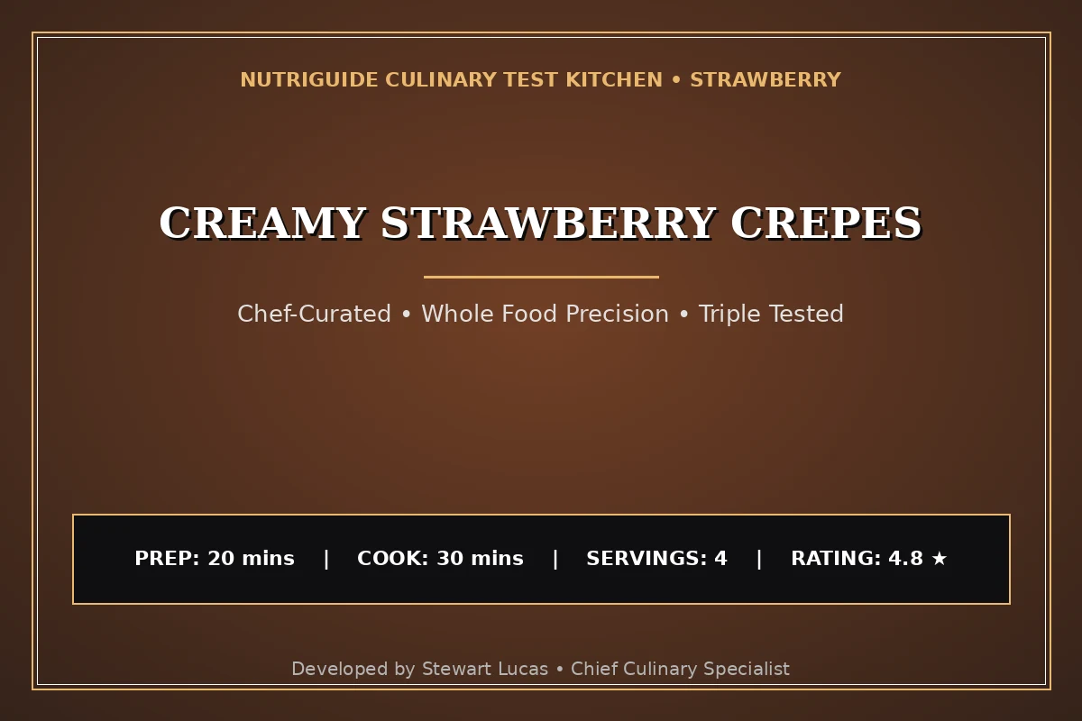 Creamy Strawberry Crepes