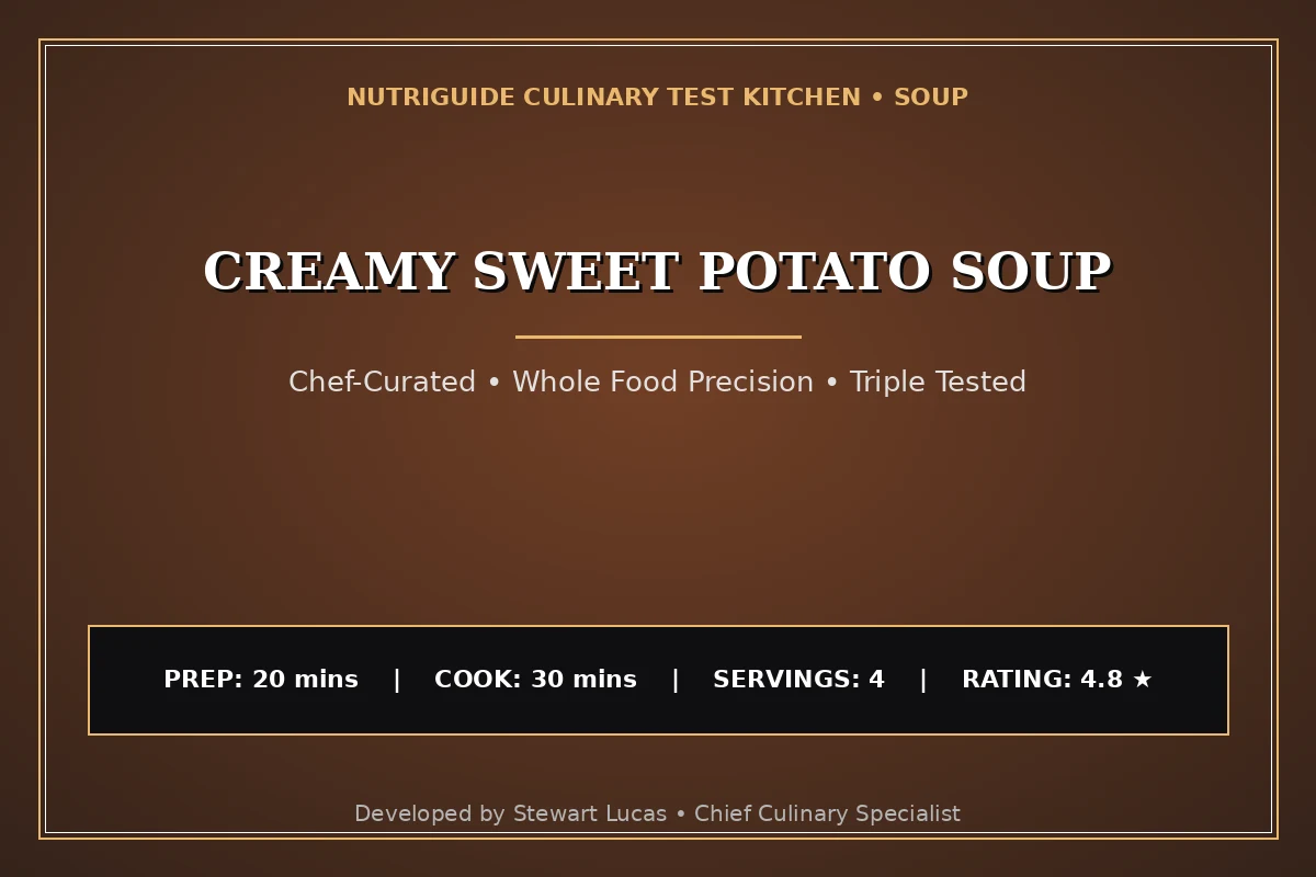Creamy Sweet Potato Soup